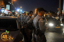 يافا: الشرطة تعتقل احد المشاركين في تظاهرة حركة الشبيبة اليافية في دوار الساعة 